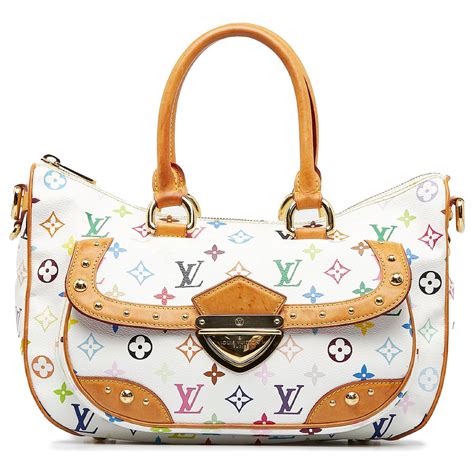 Louis Vuitton White Monogram Multicolor Rita .